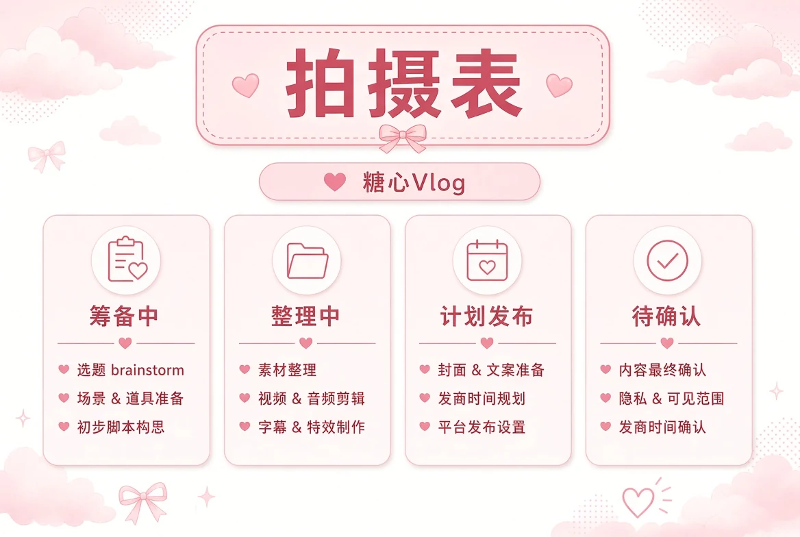 短视频拍摄表